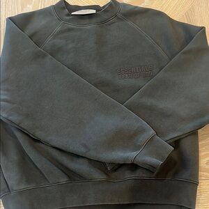 Essentials grey Sweatshirt-Size SML